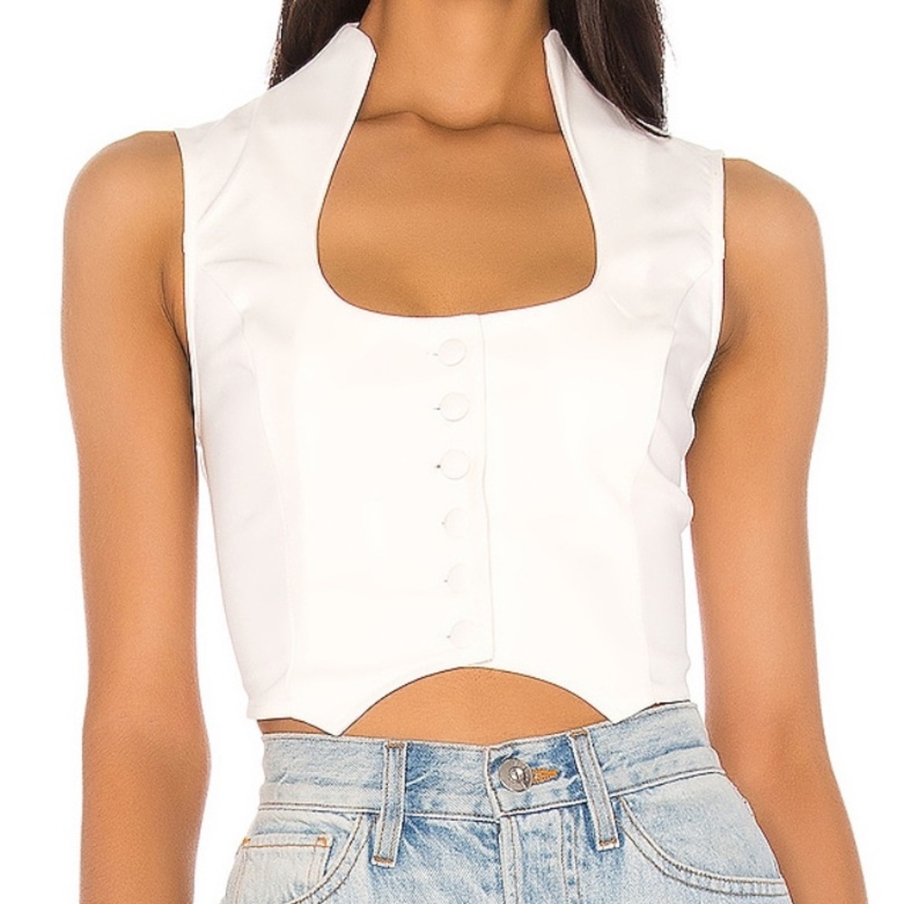 Superdown Frasier Top in White - Medium